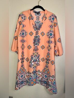 BeBop Multicolor Boho Print Dress